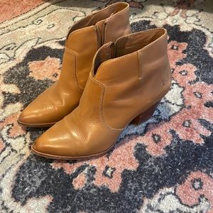 Brown Frye booties